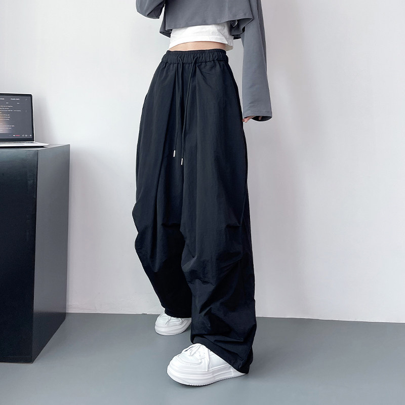 阔腿裤女秋季新款大码胖mm宽松显瘦慵懒风垂坠感拖地裤,女装/女士精品,大码裤装,淘宝优惠券,粉丝福利购,淘宝优惠卷