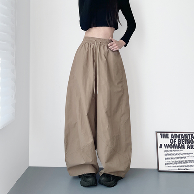 蜜略大码胖mm春季阔腿裤梨形身材