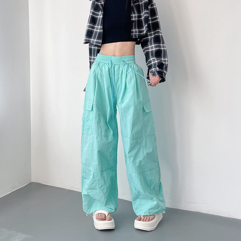 蜜略大码显瘦宽松阔腿裤