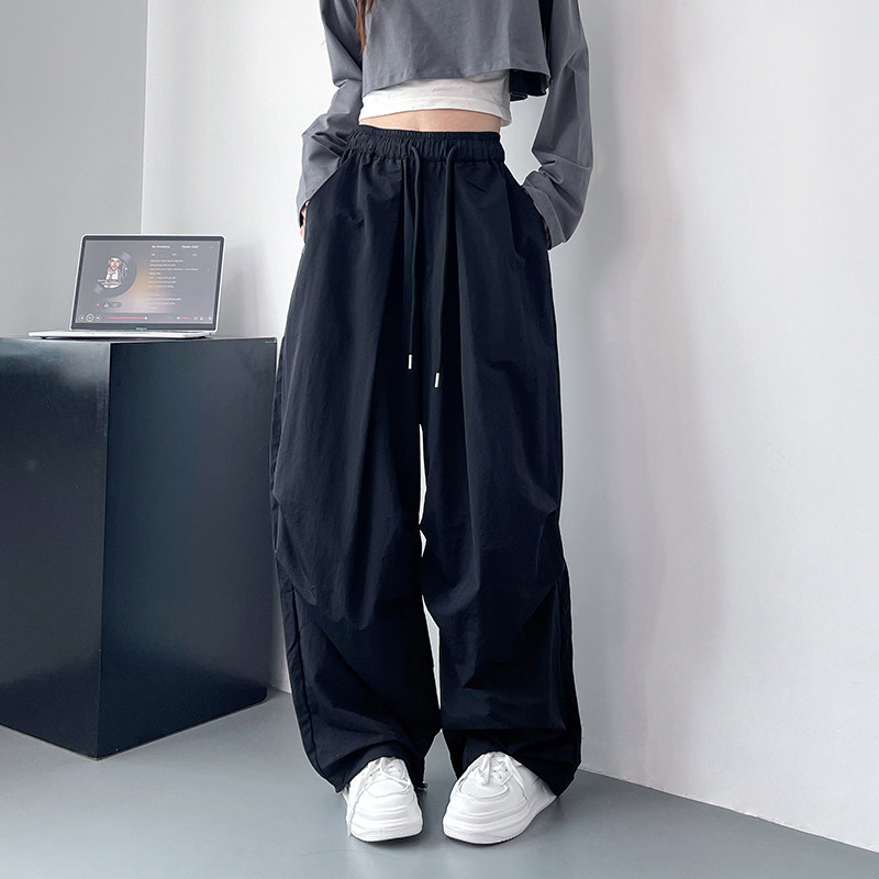 大码垂感阔腿裤女2025春季新款宽松显瘦遮肉休闲裤胖mm慵懒拖地裤,女装/女士精品,大码裤装,淘宝优惠券,粉丝福利购,淘宝优惠卷