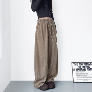 女胖mm显瘦遮肉不显胖软糯阔腿香蕉裤 大码 仿羊绒加厚保暖过冬神裤