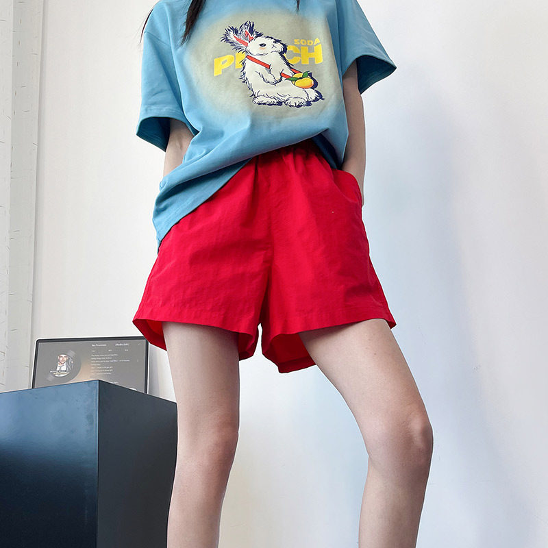 蜜略大码宽松阔腿短裤领券下单