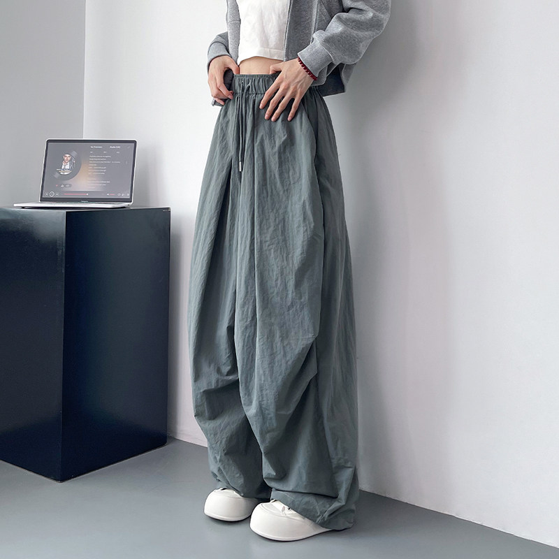 阔腿裤女秋季大码胖mm宽松显瘦遮胯拖地裤垂感蓬松直筒,女装/女士精品,大码裤装,淘宝优惠券,粉丝福利购,淘宝优惠卷