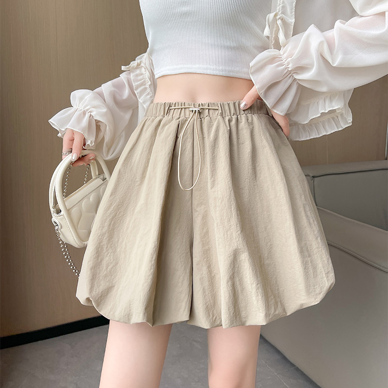 宽松显瘦休闲阔腿裤夏季大码胖mm设计感A字花苞,女装/女士精品,大码裤装,淘宝优惠券,粉丝福利购,淘宝优惠卷