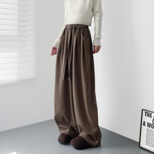 蜜略大码冬季胖mm休闲裤梨形身材