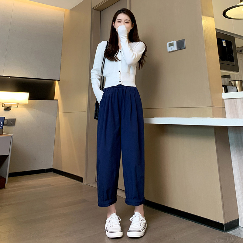 大码女春季新款胖mm宽松显瘦直筒阔腿裤九分裤,女装/女士精品,大码裤装,淘宝优惠券,粉丝福利购,淘宝优惠卷