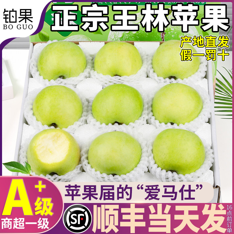 顺丰礼盒 10斤山东王林苹果新鲜水果当季整箱应季红富士时令包邮5,水产肉类/新鲜蔬果/熟食,苹果,淘宝优惠券,粉丝福利购,淘宝优惠卷