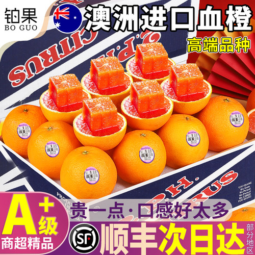顺丰次日达|10斤澳洲血橙特大果~