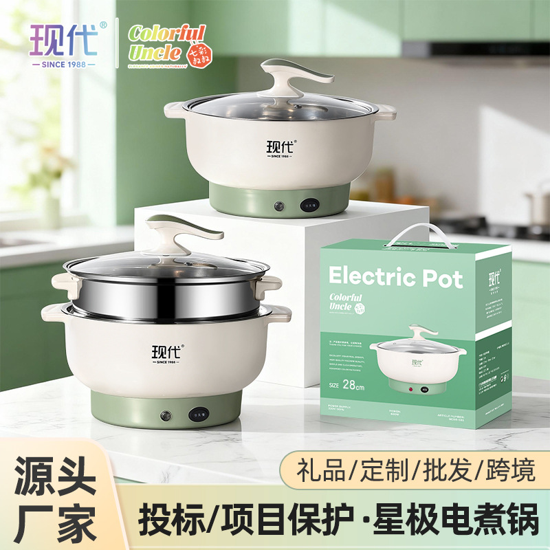 现代星极双耳电煮锅多功
