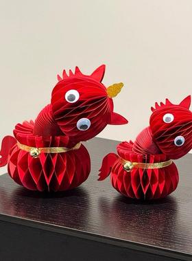 小马吉祥物摆件新年装饰品氛围布置2026年马年春节元旦客厅喜庆