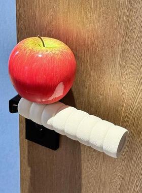 【新家的100个快递】苹果门把手装饰创意入户卧室房间改造小物件