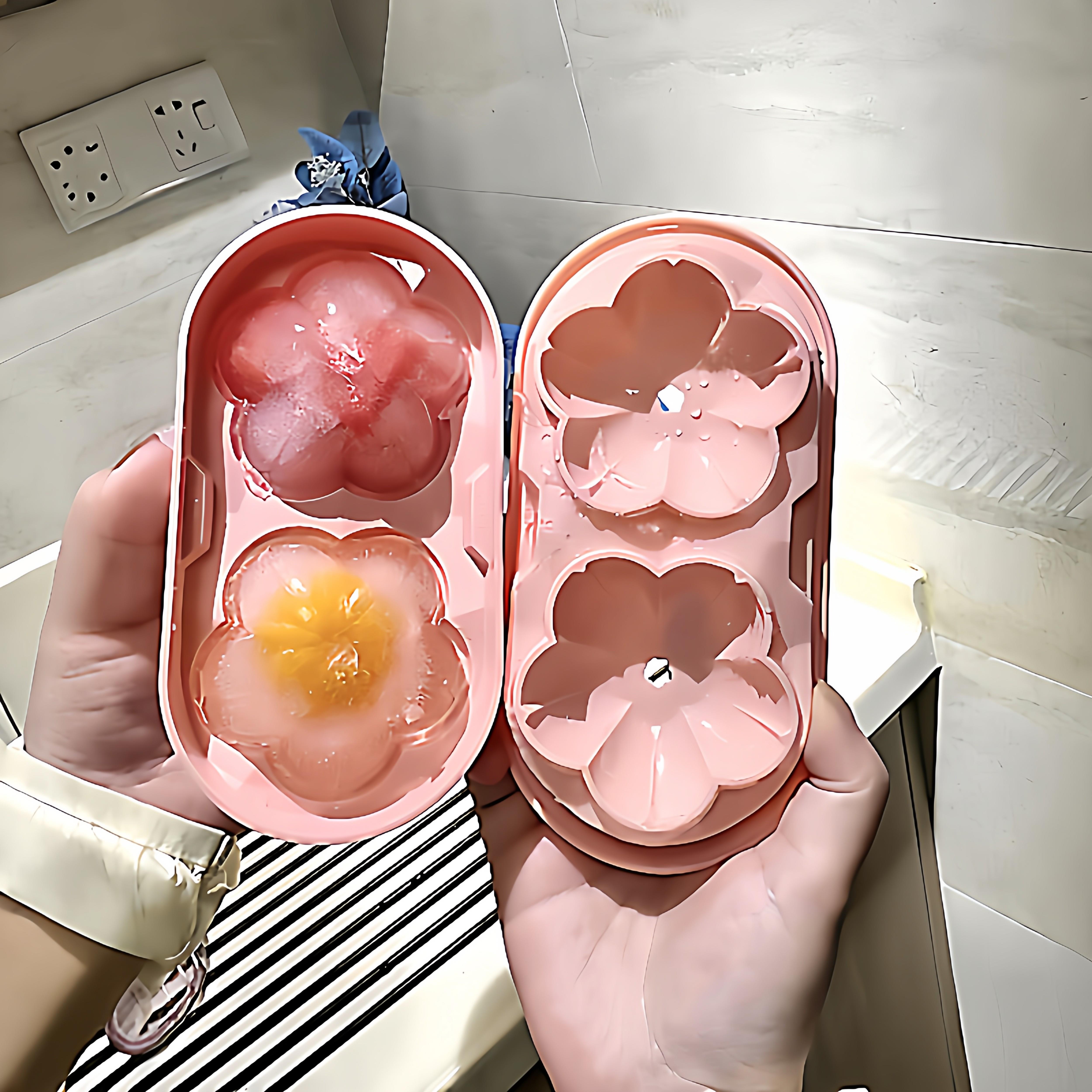 樱花制冰模具食品级硅胶冰格花朵造型冻冰块水果饮料冰球制冰盒