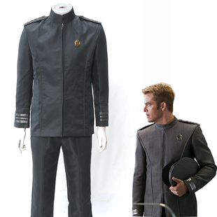 cosplay电影男星际迷航暗黑无界柯克船长kirk舰长史波克大副制服