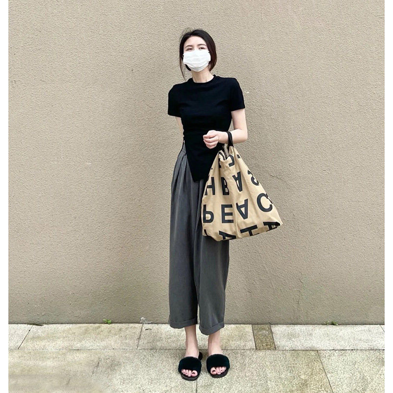现货夏装搭配一整套高级感网红炸街E减龄时尚阔腿裤职业两件套装