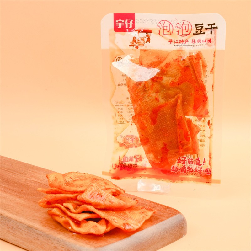 新日期手工泡泡豆干小包装湖南特产麻辣香干豆干豆皮泡泡豆干