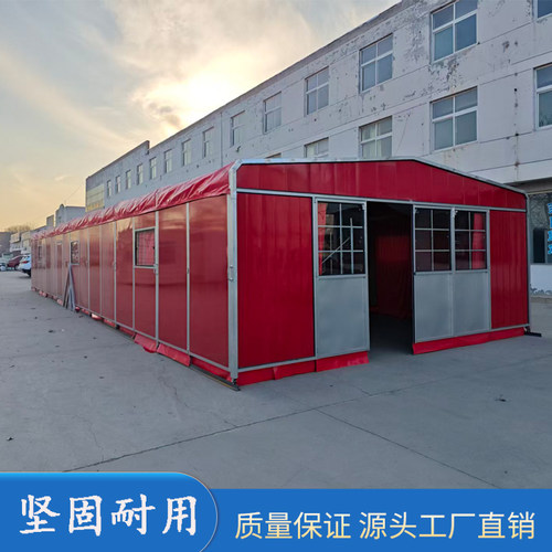 厂家直销新型高端折叠推拉婚庆篷房雨棚宴席活动帐篷流动酒席帐篷