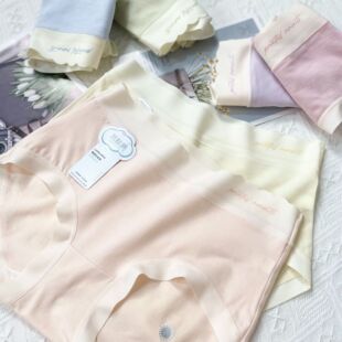 5803彩棉田园风女士内裤舒适腈纶高端布料三角女士内裤女