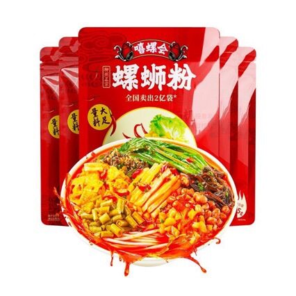 山姆冠名嘻螺会双倍辣柳州螺蛳粉315g3/5/10袋装广西特产小吃速食