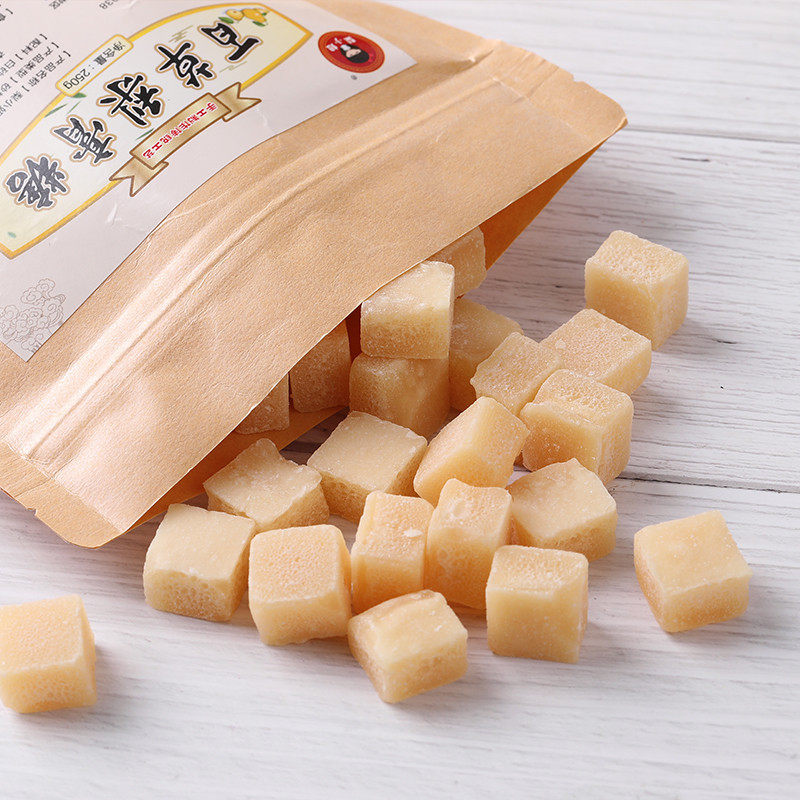 山姆冠名梨小妞手工敲块250克梨膏糖 手工熬制250g散装纸袋包装薄