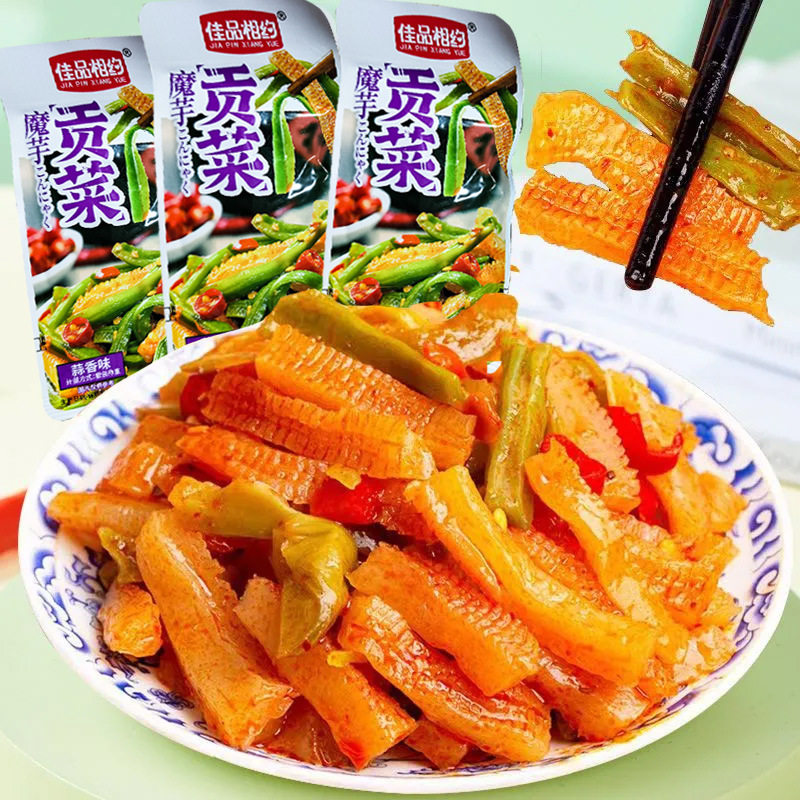 山姆冠名佳品相约魔芋贡菜即食香辣下饭菜素毛肚下饭酱腌菜散装零