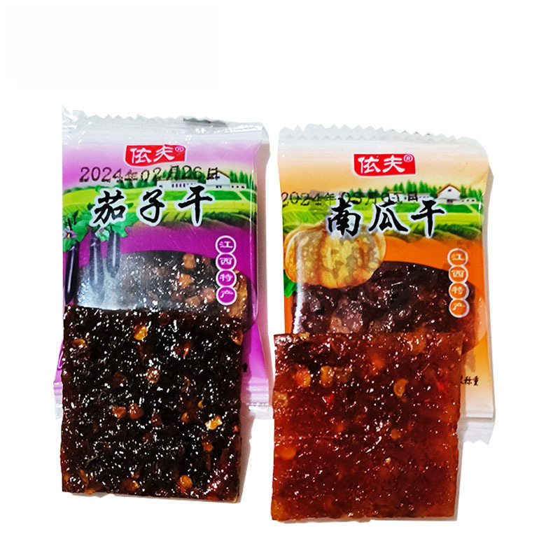 山姆冠名江西特产小吃茄子干南瓜干依夫 上饶南瓜酱爆特辣条土特