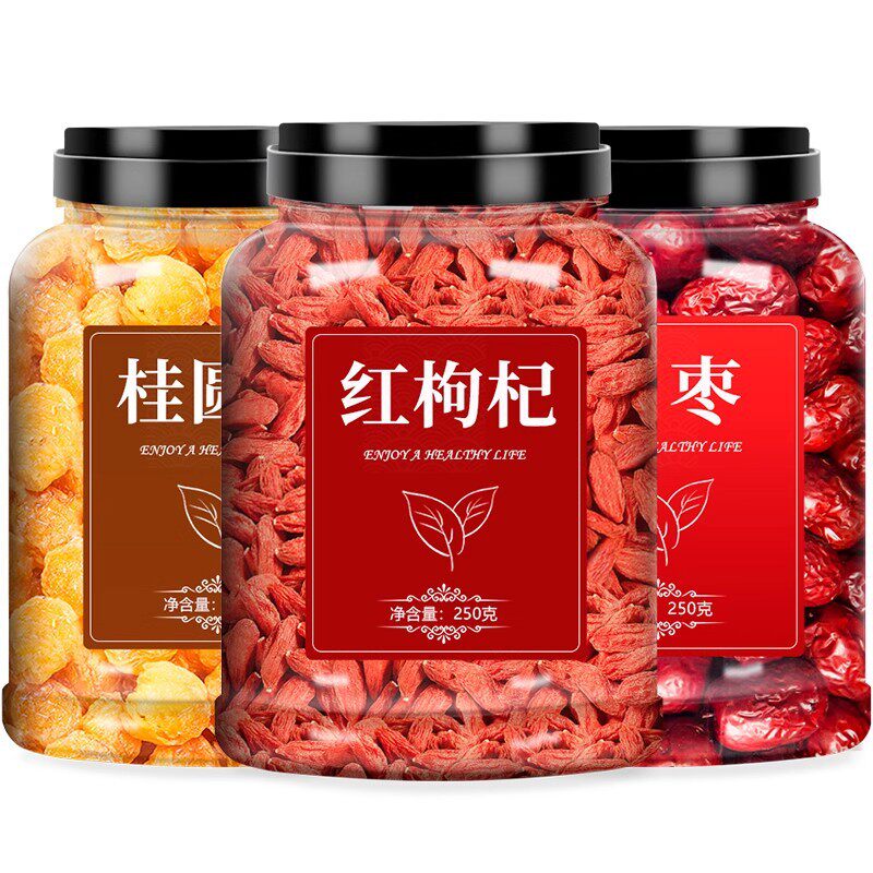 山姆冠名桂圆枸杞红枣片茶泡水红枣枸杞水果茶花茶泡水桂圆干红枣