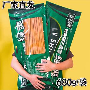 山姆冠名刘师傅千味源绿爽plus超大辣片辣棒长沙网红巨型巨无霸大