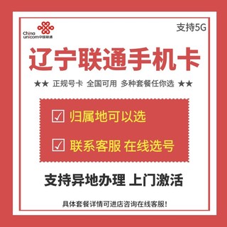 辽宁号码沈阳大连鞍山抚顺本溪丹东锦州手机号码电话卡流量大王卡