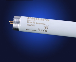 Philips/飞利浦D65灯管TL-D 90 Graphica 对色看色灯管58W/965