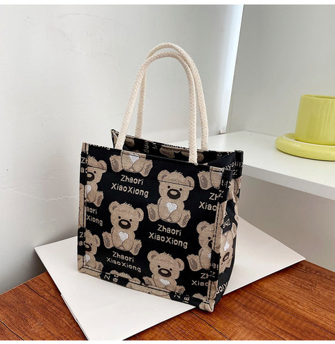 外出小拎包防泼水饭盒包手提包