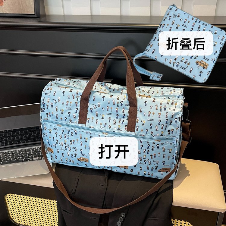 轻便出游可折叠旅行包手提行李袋