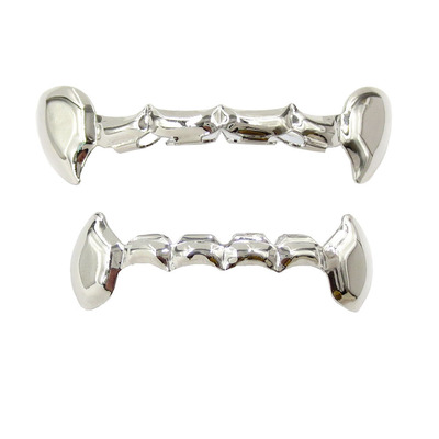 个性嘻哈爆款獠牙金牙套teeth grillz 金假牙套