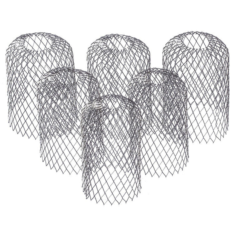 菱形孔拉伸防护帽 铝 别墅建筑屋顶 屋檐排水管过滤罩