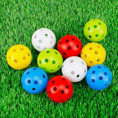 72mm吹塑匹克球 26孔棒球练习球 室内外洞洞球 pickleball匹克球