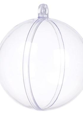 3-20cmPS空心塑料球 圣诞球商场节庆创意 装饰吊球 透明球