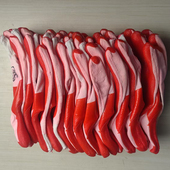 胶片手套劳保手套加厚耐磨防滑涂胶搭把手黑软胶片乳胶挂胶手套