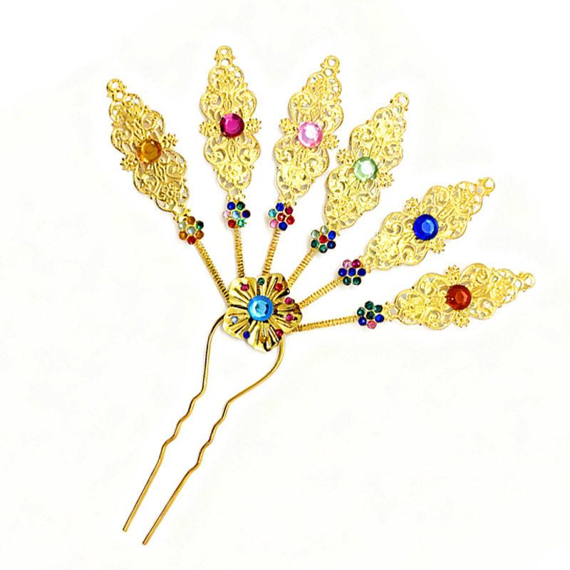 傣族民族风发簪 新中式金色头饰西双版纳u型金属发钗古风苗族簪子,饰品/流行首饰/时尚饰品新,其它首饰,淘宝优惠券,粉丝福利购,淘宝优惠卷