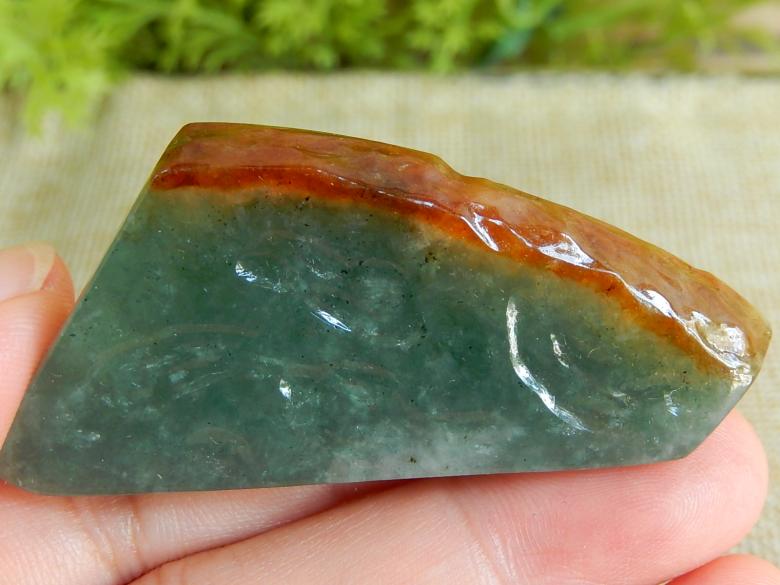 缅甸天然A货翡翠大马坎蓝水挂件