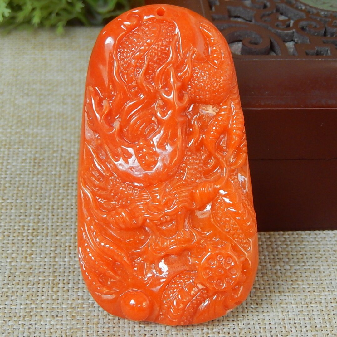 缅甸A货翡翠原石半明料玉石毛料老坑大马坎满色红翡龙牌挂件K9526