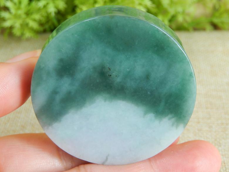 缅甸天然A货翡翠油青手镯芯牌子