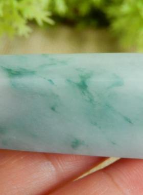 缅甸天然A货翡翠原石明料玉石毛料冰糯种飘花片料边角料挂件A7457