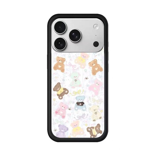 wf手机壳满天星小熊适用苹果手机壳iPhone17promax手机壳16pro硬壳14欧美17pro防摔15可爱18pro小红书同款