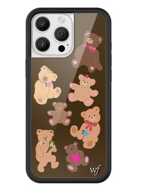欧美f联名芭蕾舞棕色小熊适用苹果16Pro适用iPhone15/14/13ProMax/12Plus手机壳可爱欧美时尚WF防摔保护套17