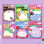 炸毛小乖便利贴趣味可爱卡通小动物N次贴 手帐打底素材可撕便签纸