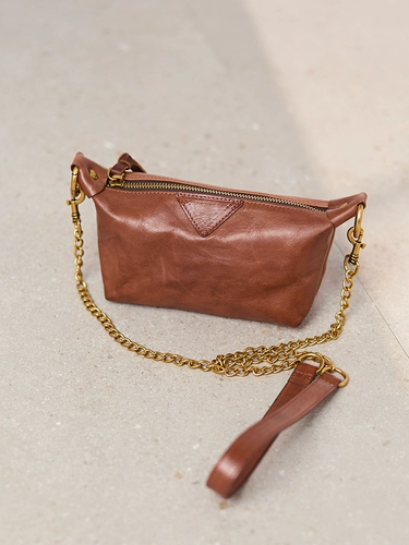 Ретро кожаная сумка через плечо, воловья кожа