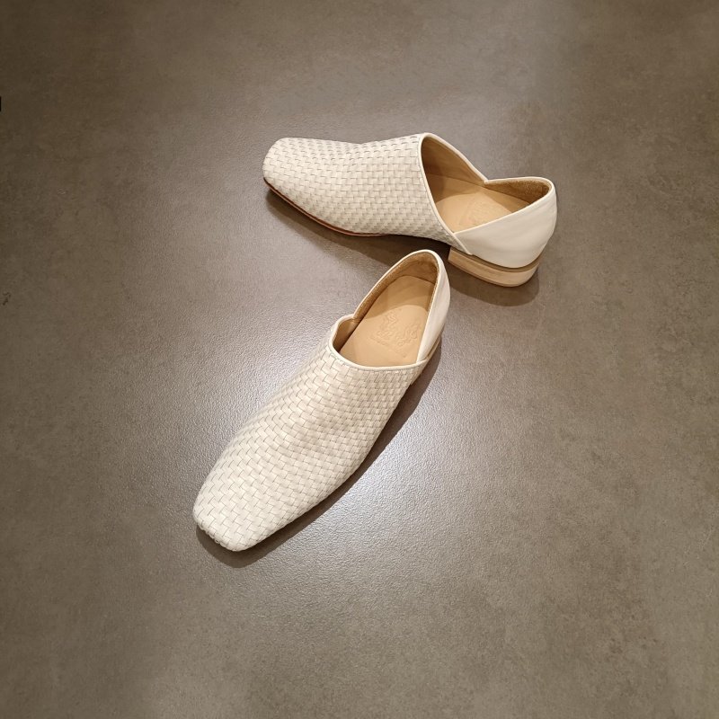 6cm简约中空编织软皮乐福鞋中高跟二穿穆勒手工单鞋懒人鞋一脚蹬,女鞋,浅口单鞋,淘宝优惠券,粉丝福利购,淘宝优惠卷