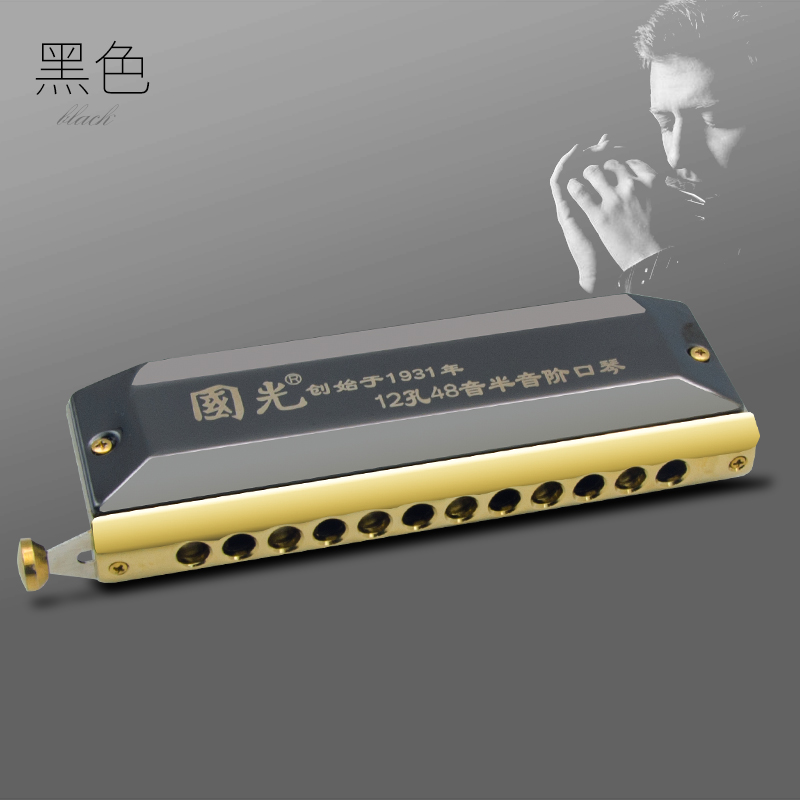 国光国之梦半音阶口琴10孔12孔c调自学初学者专业演奏级乐器儿童