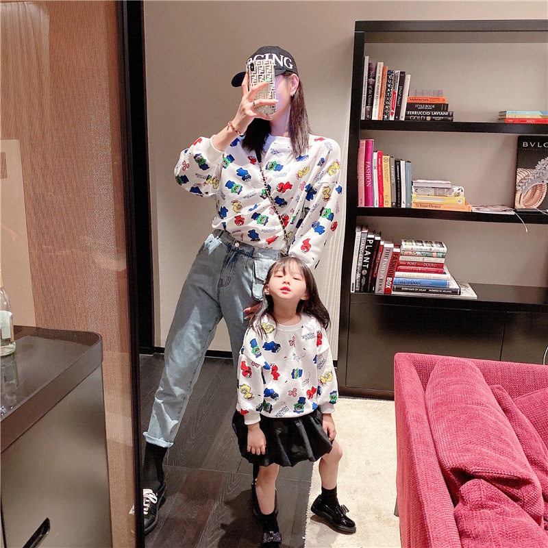特别的炸街亲子装2020新款韩版母子母女装长袖卫衣春秋款网红潮衣