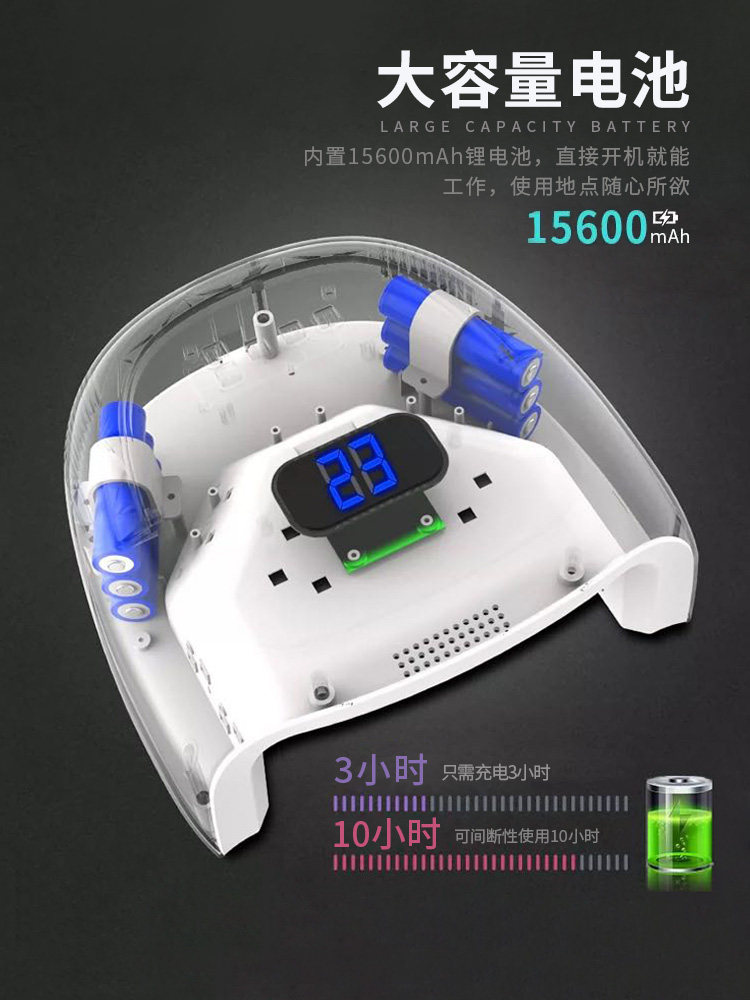 Rechargeable UV LED Nail Lamp Wireless Curing Machine - Product image 3