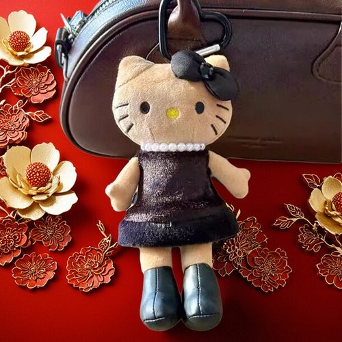 网红可爱kitty猫小挂件HelloKitty玩偶包挂饰钥匙扣毛绒玩具公仔